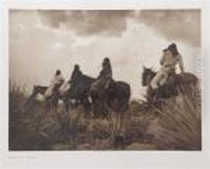 The Storm - Apache by Edward Sherrif Curtis