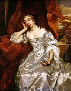 Portrait of Elizabeth Capel Countess of Carnarvon by Sir Peter Lely