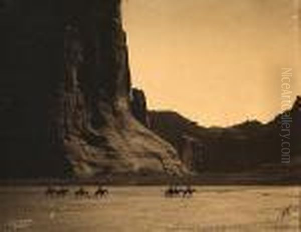 Canyon De Chelley, Arizona, Navaho - view 1