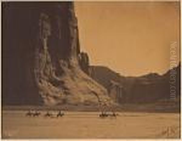 Canyon De Chelley, Navaho - view 1