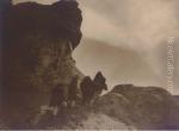 Among The Rocks At Acoma - view 1