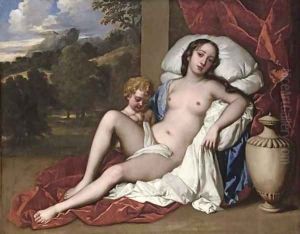Portrait of a young woman and child, as Venus and Cupid by Sir Peter Lely