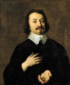 Portrait of a gentleman, said to be Evangelista Torricelli (1608-1647)