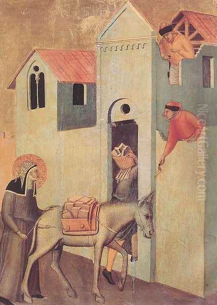 Beata Umilta Transport Bricks to the Monastery c. 1341 - view 1