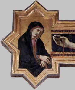 Crucifix (detail 2) c. 1320 by Pietro Lorenzetti