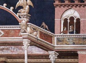 Flagellation of Christ (detail) c. 1320 by Pietro Lorenzetti