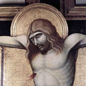 Crucifix (detail 1) c. 1320 by Pietro Lorenzetti