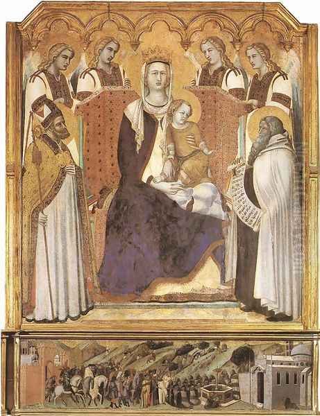 Madonna with Angels between St Nicholas and Prophet Elisha - view 1