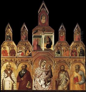 Madonna and Child 1320 by Pietro Lorenzetti