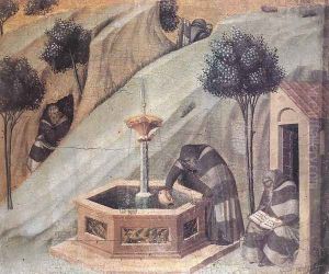 Elisha's Well by Pietro Lorenzetti