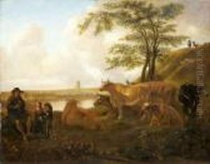 Landschaft Bei Rhenen by Aelbert Cuyp