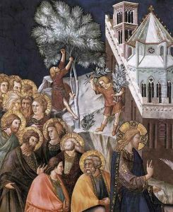 Entry of Christ into Jerusalem (detail-1) c. 1320 by Pietro Lorenzetti