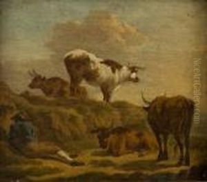 Rinderhirte Bei Der Rast by Aelbert Cuyp