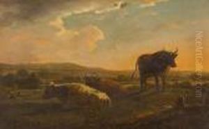 Cattle In A Landscape by Aelbert Cuyp