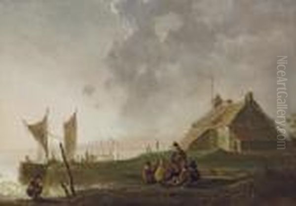 A Guard House On A River - view 1