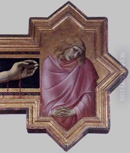 Crucifix (detail 3) c. 1320 by Pietro Lorenzetti