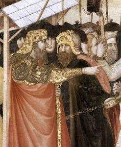 The Capture of Christ (detail) c. 1320 by Pietro Lorenzetti