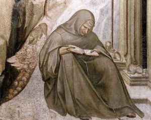 Stigmata of St Francis (detail) c. 1320 by Pietro Lorenzetti
