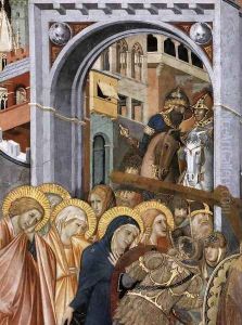 The Road to Calvary (detail) c. 1320 by Pietro Lorenzetti