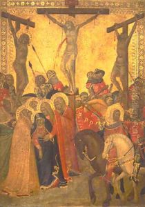 The Crucifixion 1340s by Pietro Lorenzetti