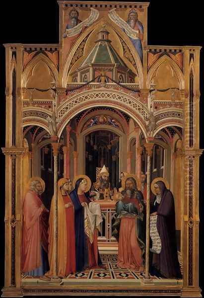 The Presentation in the Temple 1342 by Ambrogio Lorenzetti
