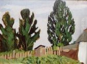 Fragment Zagrody (1927) by Stanislaw Czajkowski