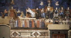 Allegory of the Good Government 1338-40 by Ambrogio Lorenzetti
