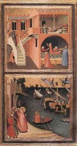 Scenes of the Life of St Nicholas (2) c. 1332 by Ambrogio Lorenzetti