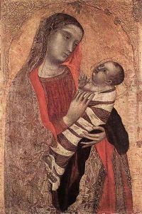Madonna and Child 1340-45 by Ambrogio Lorenzetti