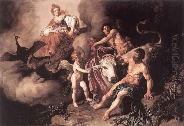 Juno Discovering Jupiter with Io 1618 - view 1