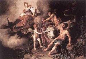 Juno Discovering Jupiter with Io 1618 by Pieter Pietersz. Lastman