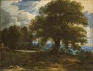 Paysage Avec Des Bergers by Jaques D'Arthois