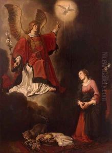 Annunciation by Pieter Pietersz. Lastman