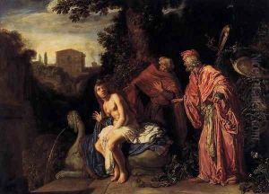 Susanna and the Elders by Pieter Pietersz. Lastman