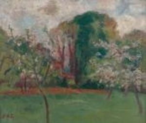 Pommiers En Fleurs by Georges dEspagnat