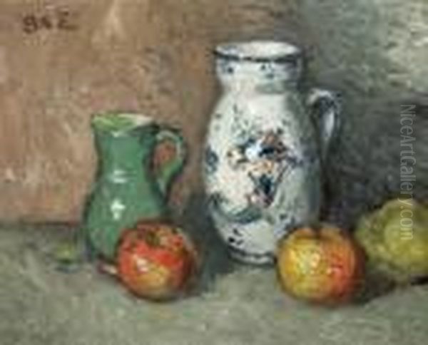 Cruche Et Fruits - view 1