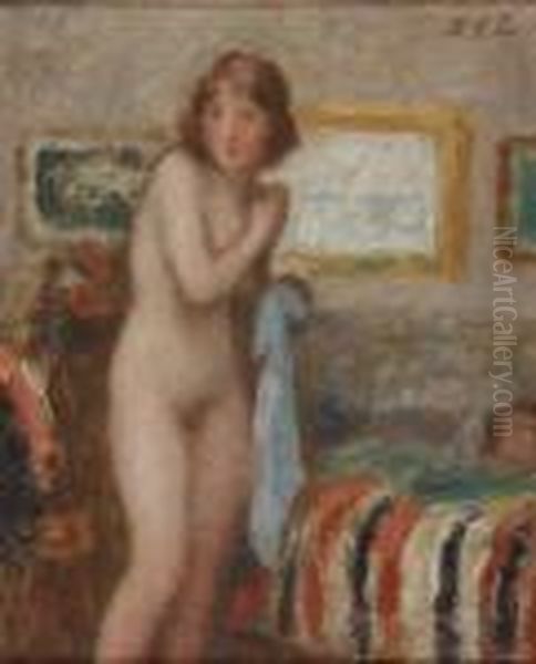 Nu A La Chemise Bleue - view 1