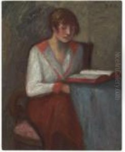 La Lecture by Georges dEspagnat
