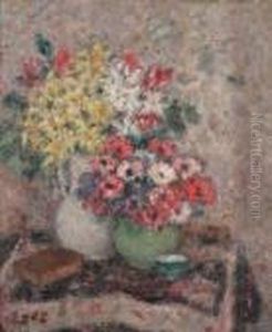 Bouquet D'anemones by Georges dEspagnat
