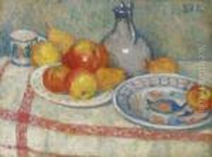 Nature Morte (pommes Et Poires) by Georges dEspagnat