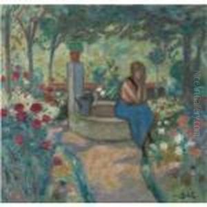 Jeune Fille Au Puit by Georges dEspagnat