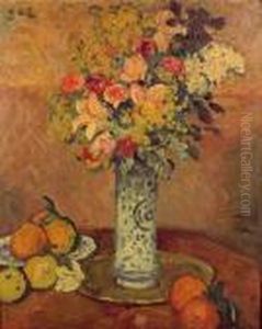 Vase De Fleurs by Georges dEspagnat