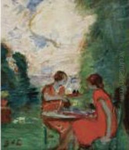 Tea Time by Georges dEspagnat