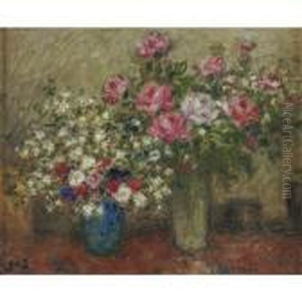Two Bouquets Of Flowers - view 1