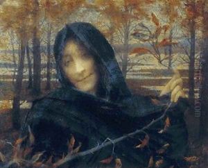 Autumn Ii by Lucien Levy-Dhurmer