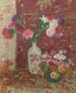 Vases De Fleurs by Georges dEspagnat
