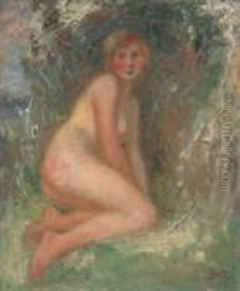 Femme Nue Dans Un Paysage - view 1