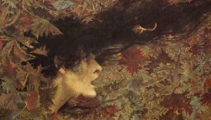 Gust Of Wind by Lucien Levy-Dhurmer