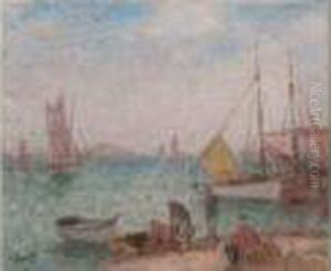 Les Thoniers A Saint-gilles by Georges dEspagnat