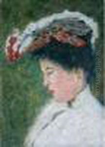 Femme Au Chapeau by Georges dEspagnat